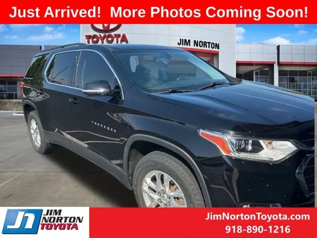 Black 2019 Chevrolet Traverse LT for sale in Tulsa, OK