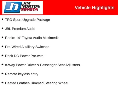 More photos of 2024 Toyota Tacoma TRD Sport at Jim Norton Toyota, OK