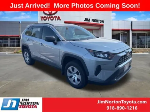 Silver 2021 Toyota RAV4 LE for sale in Tulsa, OK