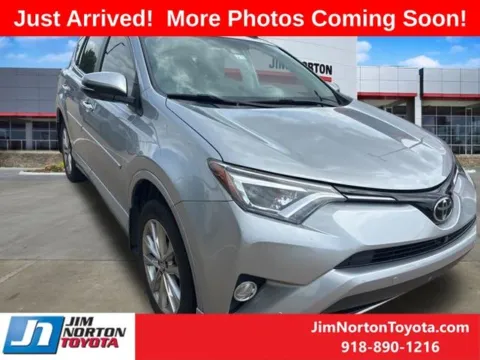 Silver 2017 Toyota RAV4 Platinum for sale in Tulsa, OK