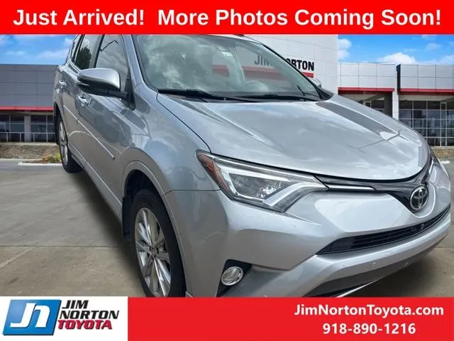 Silver 2017 Toyota RAV4 Platinum for sale in Tulsa, OK