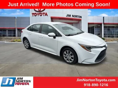 White 2022 Toyota Corolla LE for sale in Tulsa, OK