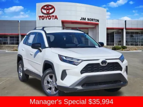 White 2025 Toyota RAV4 Hybrid LE for sale in Tulsa, OK