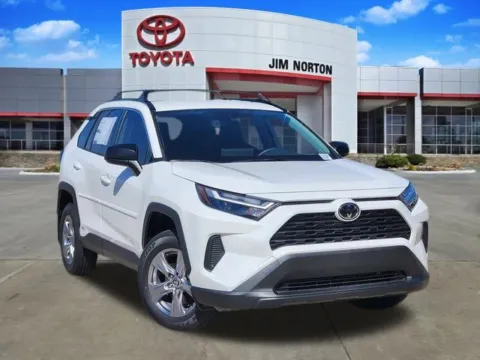 White 2025 Toyota RAV4 Hybrid LE for sale in Tulsa, OK