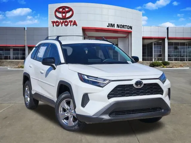 White 2025 Toyota RAV4 Hybrid LE for sale in Tulsa, OK