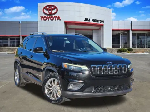 Black 2021 Jeep Cherokee Latitude Lux for sale in Tulsa, OK
