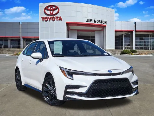 White 2024 Toyota Corolla Hybrid SE for sale in Tulsa, OK