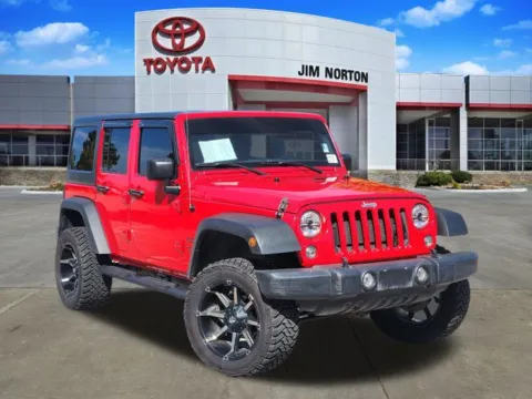 Red 2017 Jeep Wrangler Unlimited Sport for sale in Tulsa, OK
