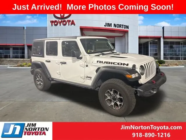 White 2022 Jeep Wrangler Unlimited Rubicon for sale in Tulsa, OK