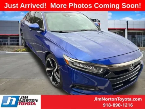 Blue 2018 Honda Accord Sport for sale in Tulsa, OK