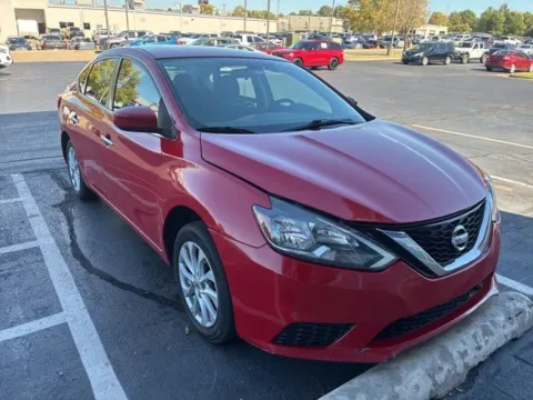 Red 2018 Nissan Sentra SV for sale in Tulsa, OK