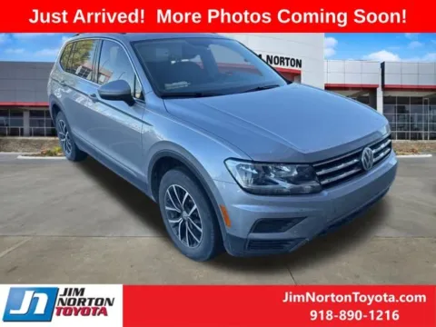 Silver 2021 Volkswagen Tiguan 2.0T SE for sale in Tulsa, OK