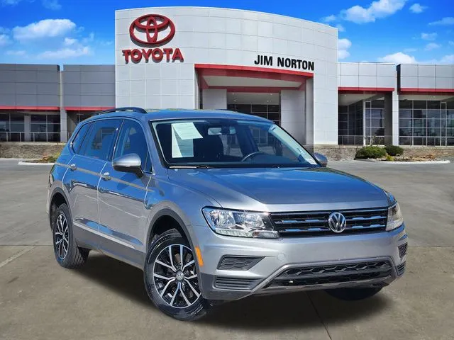 Silver 2021 Volkswagen Tiguan 2.0T SE for sale in Tulsa, OK