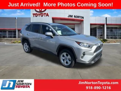 Silver 2021 Toyota RAV4 XLE for sale in Tulsa, OK
