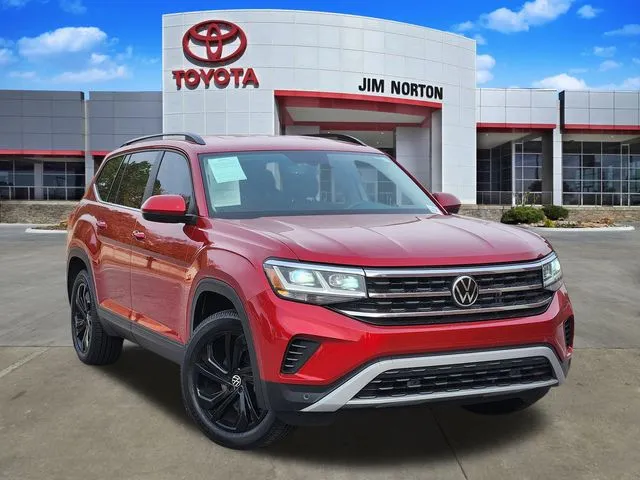 Red 2022 Volkswagen Atlas 2.0T SE w/Technology for sale in Tulsa, OK
