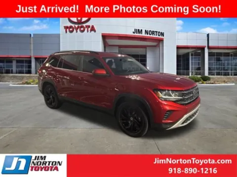 Red 2022 Volkswagen Atlas 2.0T SE w/Technology for sale in Tulsa, OK