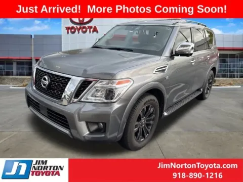 Gray 2019 Nissan Armada Platinum for sale in Tulsa, OK