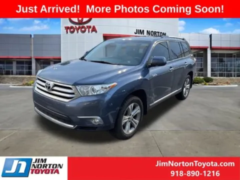 Blue 2013 Toyota Highlander Limited for sale in Tulsa, OK