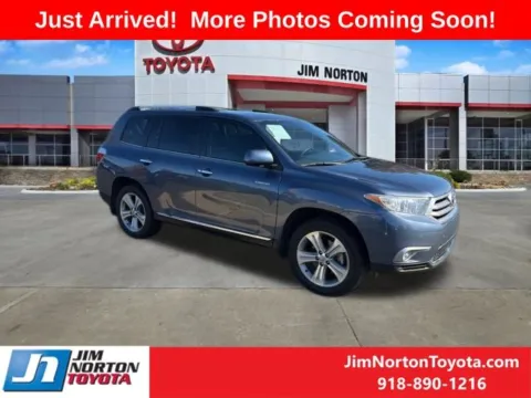 Blue 2013 Toyota Highlander Limited for sale in Tulsa, OK