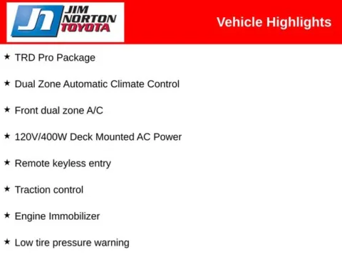 More photos of 2020 Toyota Tacoma TRD Pro at Jim Norton Toyota, OK