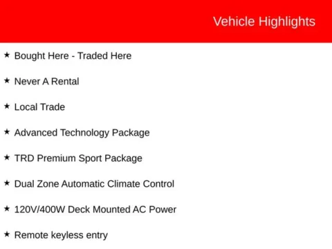 More photos of 2020 Toyota Tacoma TRD Sport at Jim Norton Toyota, OK