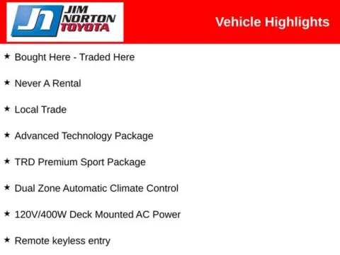 More photos of 2020 Toyota Tacoma TRD Sport at Jim Norton Toyota, OK