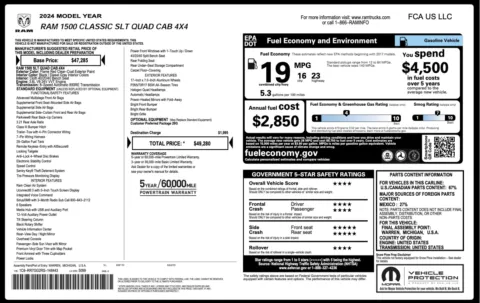 More photos of 2024 Ram 1500 Classic SLT at Auto Boutique Florida, FL