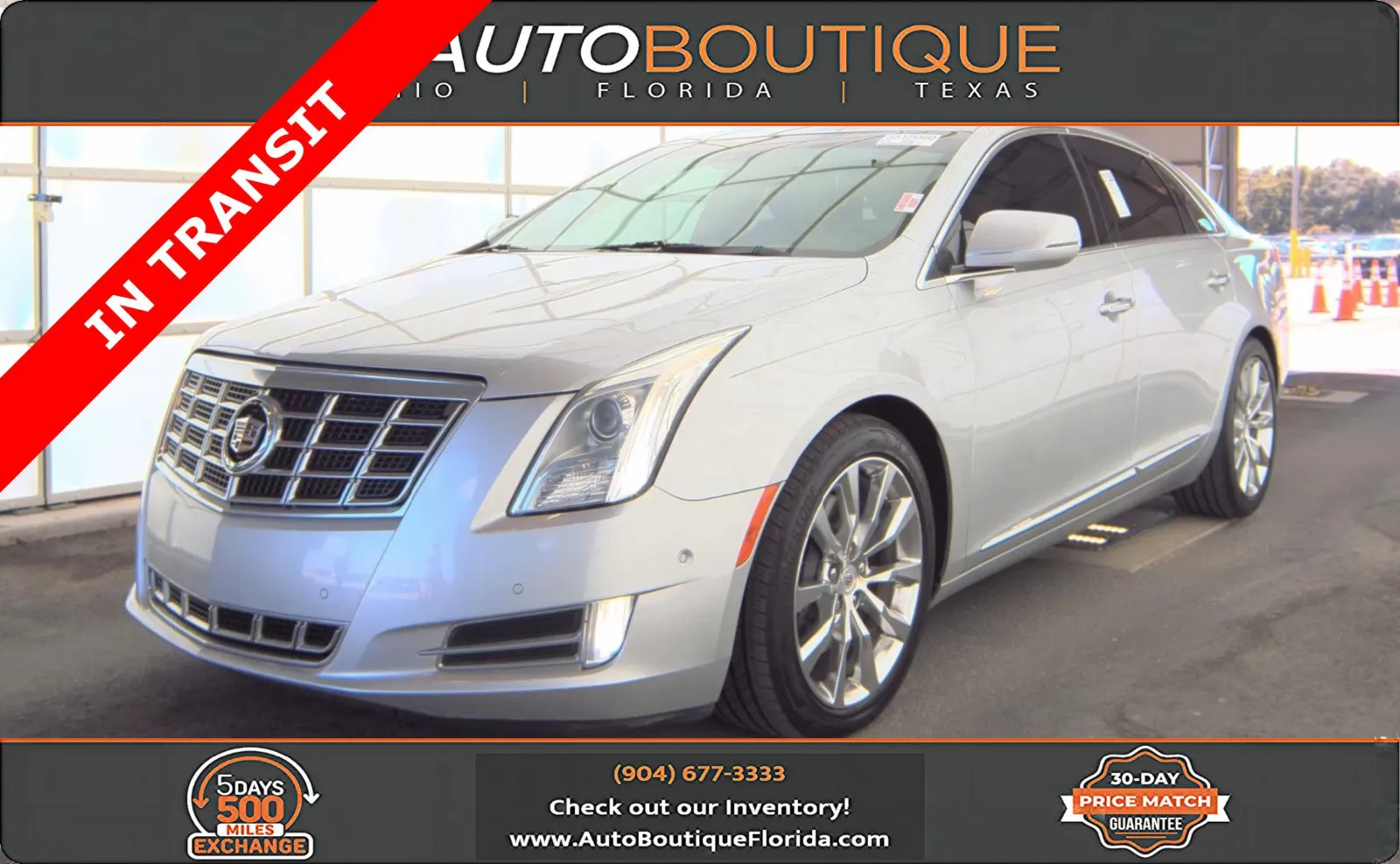 Silver 2015 Cadillac XTS Premium for sale in Jacksonville, FL