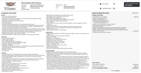 Photos of 2015 Cadillac XTS Premium for sale in Jacksonville, FL at Auto Boutique Florida