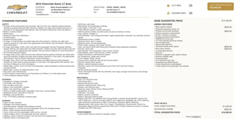 More photos of 2015 Chevrolet Sonic LT at Auto Boutique Florida, FL