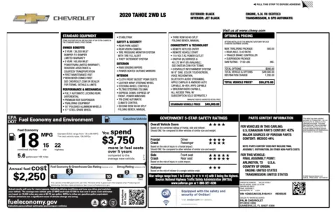 Photos of 2020 Chevrolet Tahoe LS for sale in Jacksonville, FL at Auto Boutique Florida