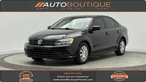 Black 2015 Volkswagen Jetta Sedan 2.0L S for sale in Jacksonville, FL