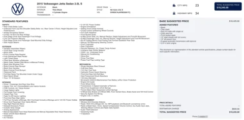 More photos of 2015 Volkswagen Jetta Sedan 2.0L S at Auto Boutique Florida, FL