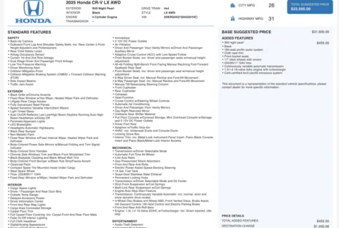 More photos of 2025 Honda CR-V LX at Auto Boutique Florida, FL