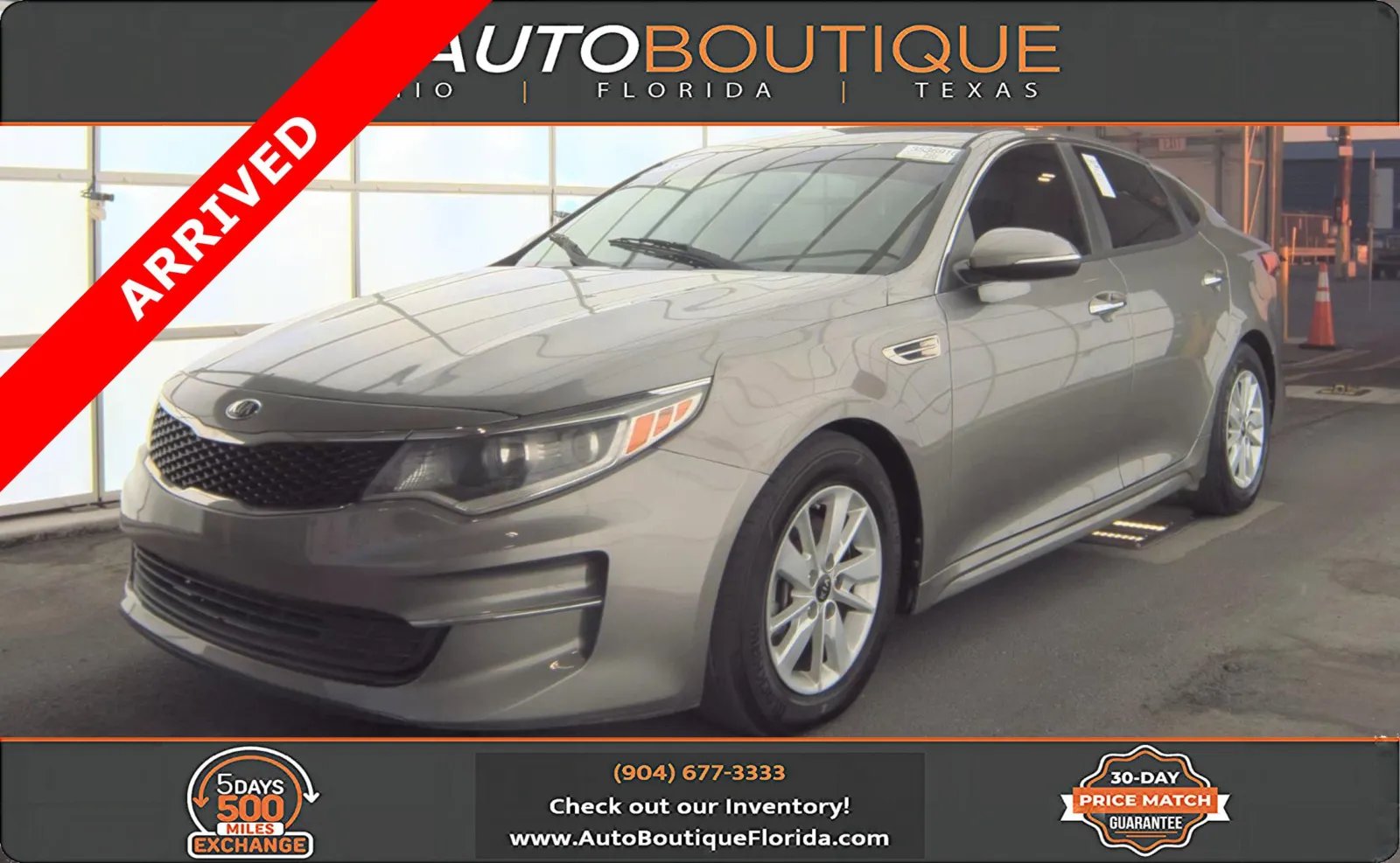 Silver 2018 Kia Optima LX for sale in Jacksonville, FL
