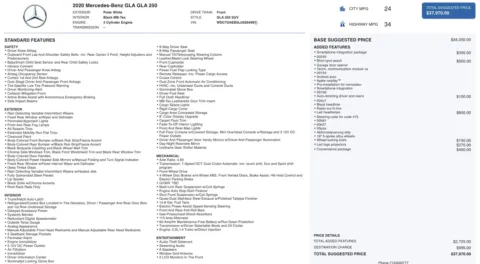 More photos of 2020 Mercedes-Benz GLA 250 at Auto Boutique Florida, FL