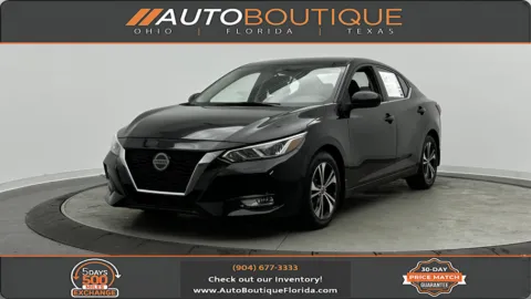 Black 2021 Nissan Sentra SV for sale in Jacksonville, FL