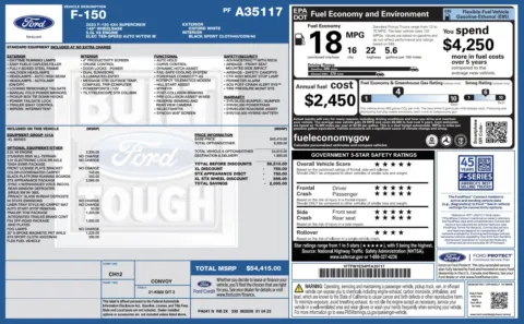 Photos of 2023 Ford F-150 XL for sale in Jacksonville, FL at Auto Boutique Florida