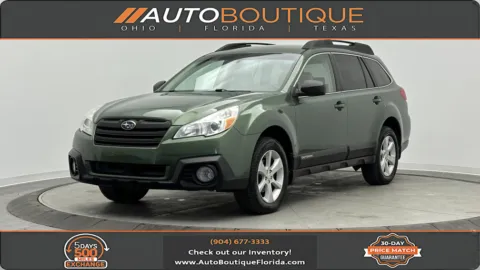 Green 2013 Subaru Outback 2.5i Premium for sale in Jacksonville, FL