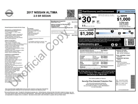 More photos of 2017 Nissan Altima 2.5 SR at Auto Boutique Florida, FL