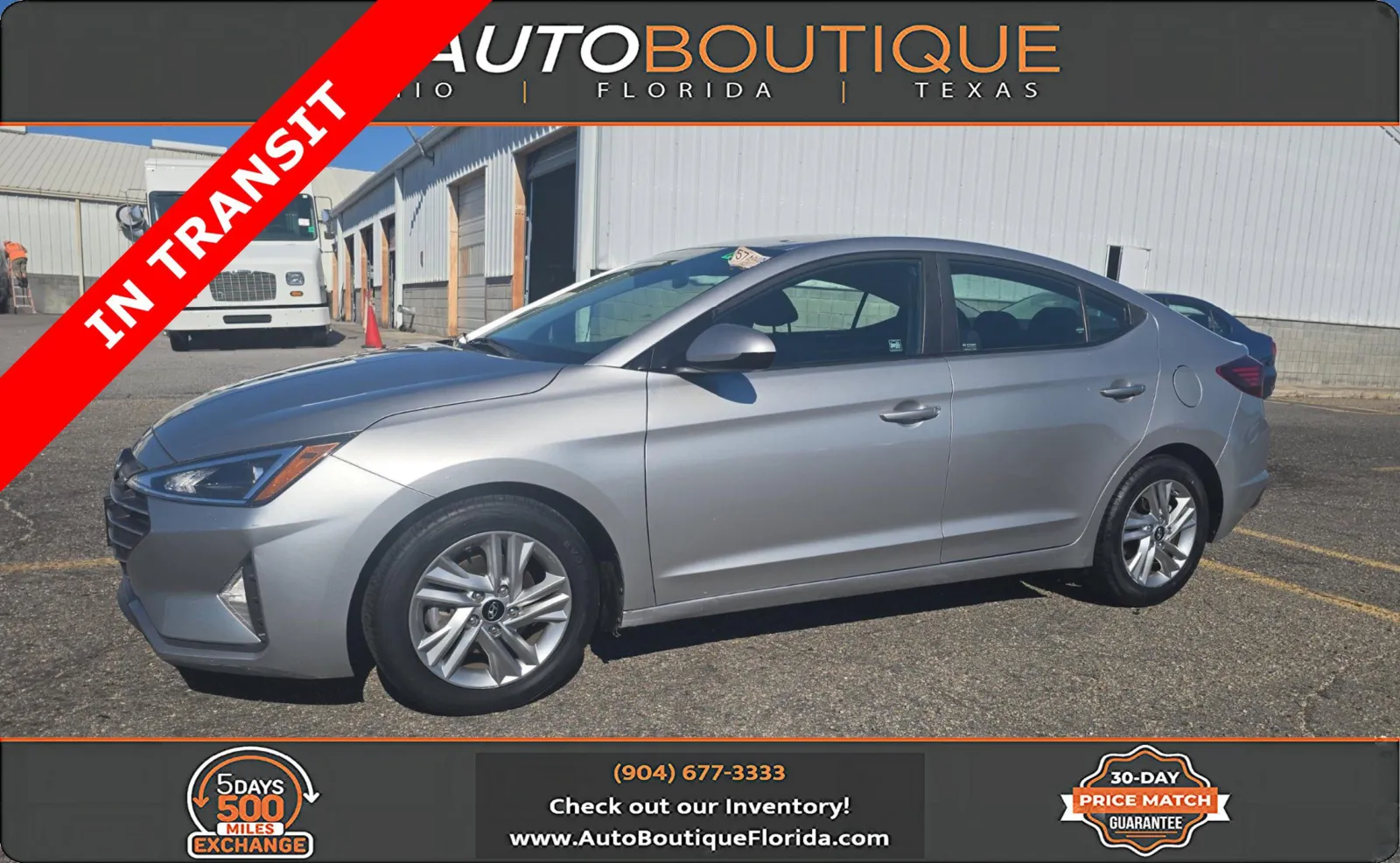 Silver 2020 Hyundai Elantra SEL for sale in Jacksonville, FL