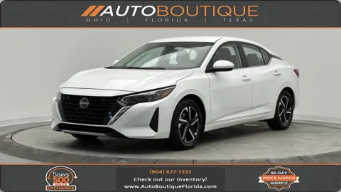 White 2025 Nissan Sentra SV for sale in Jacksonville, FL