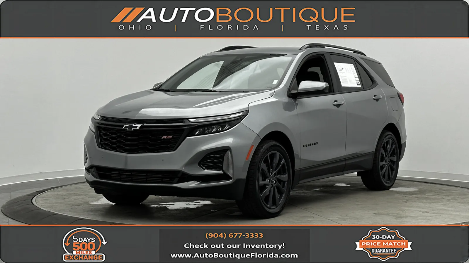 Gray 2024 Chevrolet Equinox RS for sale in Jacksonville, FL