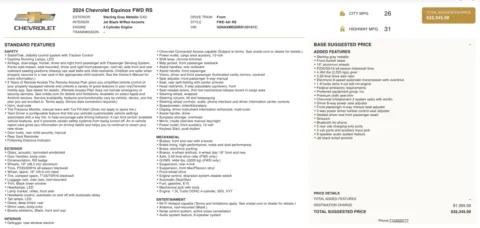 More photos of 2024 Chevrolet Equinox RS at Auto Boutique Florida, FL