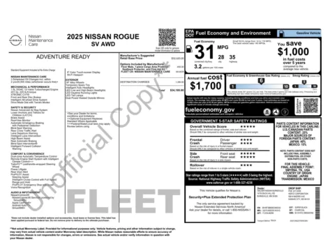 More photos of 2025 Nissan Rogue SV at Auto Boutique Florida, FL