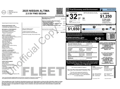 More photos of 2025 Nissan Altima SV at Auto Boutique Florida, FL