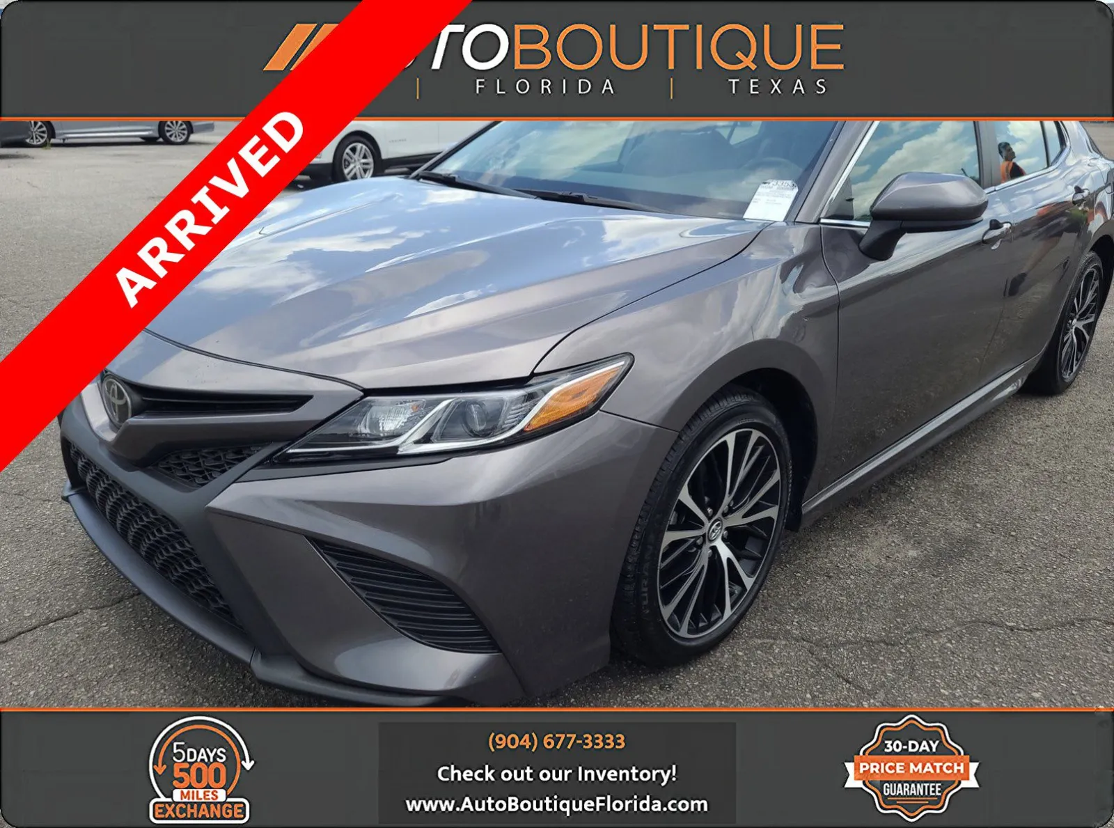 Gray 2019 Toyota Camry SE for sale in Jacksonville, FL