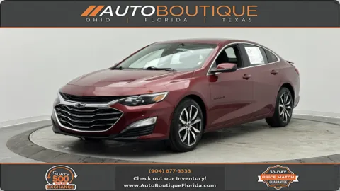Red 2020 Chevrolet Malibu RS for sale in Jacksonville, FL