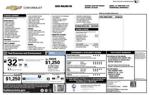 More photos of 2020 Chevrolet Malibu RS at Auto Boutique Florida, FL