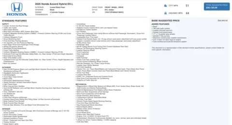 More photos of 2025 Honda Accord Hybrid EX-L at Auto Boutique Florida, FL